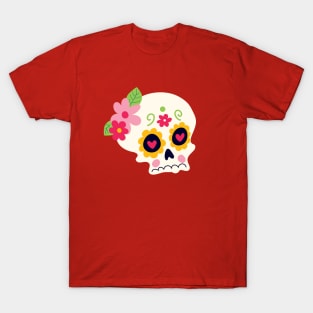 White Sugar Skull T-Shirt